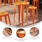 Flash Furniture Round Orange Metal Bar Table, 24RD, 24" L, 24" W, 41" H, Galvanized Steel, Rubber Top, Orange CH-51080-40-OR-GG - alternate 5